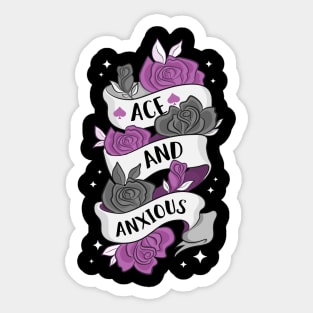 Ace And Anxious Sticker